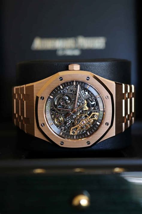 audemars piguet pink gold skeleton price